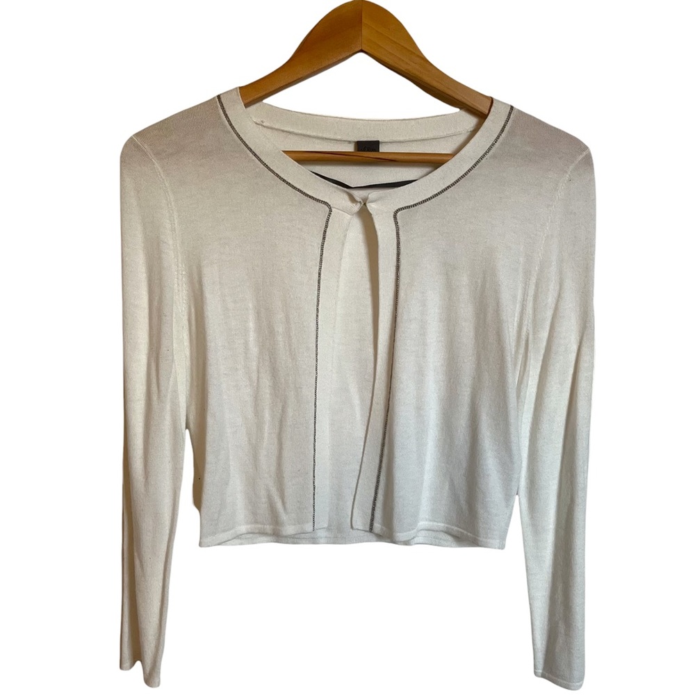 Super soft S. Oliver cropped beaded cardigan